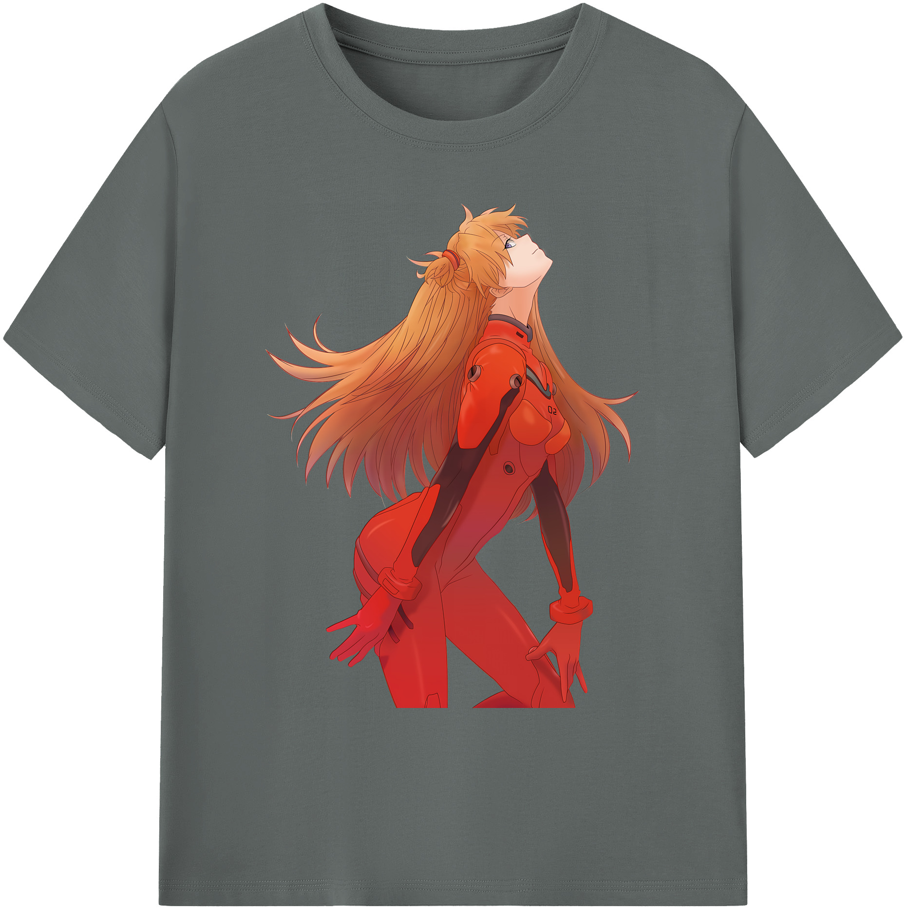 （画像用） EVA 新世紀エヴァンゲリオン 綿100％ メンズ半袖Tシャツ｜肌触りやわらか＆通気性